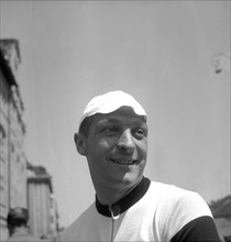 Hans Maag, racing cyclist, 1945