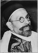 King Idris I of Libya around 1950 .