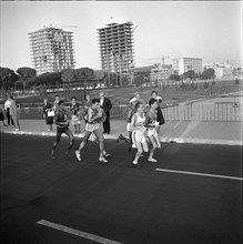 Rome 1960: marathon; nr. 11 Abebe Bikila.