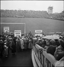 Football WC 1954: Spectators at Wankdorf stadium.