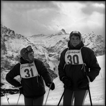 Marielle and Christine Goitschel, 1964.