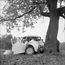 Hugo Koblets fatal car accident 1964: Alfa Romeo wreck.