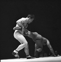 Olympic Games Rome 1960: Holzherr gegen Ferreras.