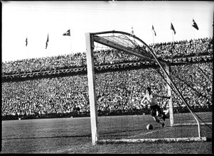 Football WC in Switzerland 1954: Qualifying round match Germany - Hungary.