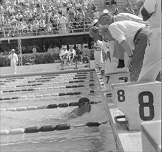 Olympic Games Rome 1960: Igor Novikow swimming.