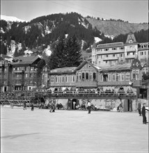 Grand Hotel, delboden, around 1940.