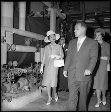 Queen Sirikit of Thailand visiting Wander AG, 1960 .