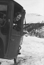 Princess Alexandra from Geece in St. Moritz.