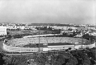 Rome 1960: Opening ceremony at the Olympic stadium.