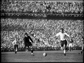 Football WC in Switzerland 1954: Switzerland - England.