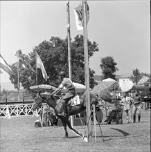 Olympic Games Rome 1960: The Modern Pentathlete Rolf Weber.