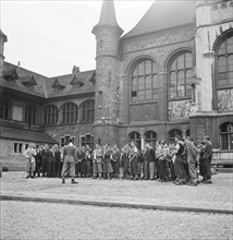 Mountain camp for sports, around 1943.