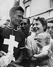 Swiss championship 1952: Winner Gottfried Weilenmann.