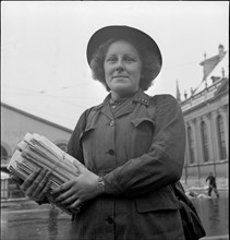 Women during World War 2. postwoman. 1940