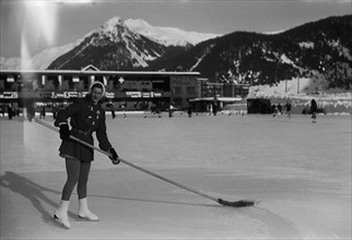 European Figure Skating Championship 1947 in Davos: Barbara Ann Scott