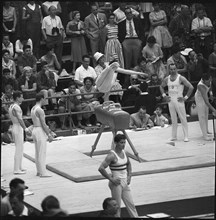 Olympic Games Rome 1960: Warm up of the Swiss team.