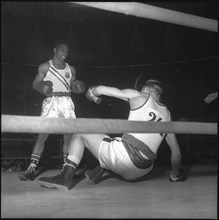 Olympic Games Rome 1960: Phil Baldwin beating Max Meier .