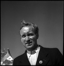 Gottfried Bohren, mountain guide 1950 .