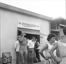 Rome 1960: Swimmers with Ovomaltine.