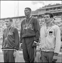 Rome 1960: final 400m; 3 Spence, 1 Davis, 2 Kaufmann.