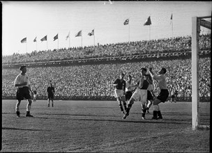 Football WC in Switzerland 1954: Switzerland - England.