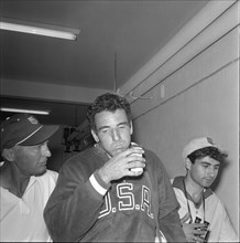 Rome 1960: American athlete with Ovomaltine.