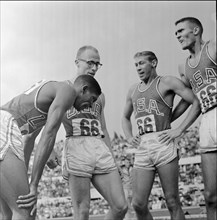 Rome 1960: final 4x400m relay, USA win.