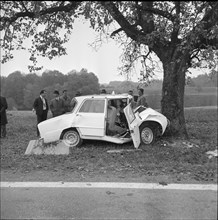 Hugo Koblets fatal car accident 1964: Alfa Romeo wreck.