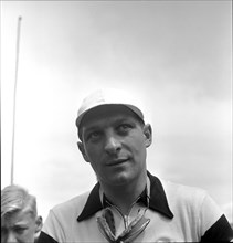 Hans Maag, racing cyclist, 1945 .