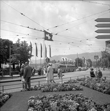 Bürkliplatz, Zurich 1958.