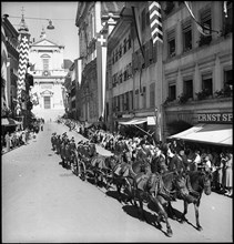 Commemoration 450 years Battle of Dornach, Solothurn 1949.