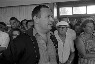 Hans Sinniger, sport shooter; shooting festival in Thoune 1969.