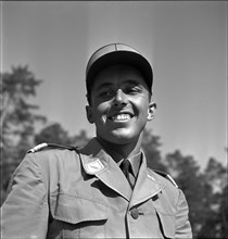 Lieutnant Hans Aeschlimann, military tetrathlon 1949.