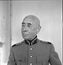 Author Paul de Vallière in army uniforme, Lausanne ca. 1957.