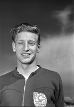 Soccer player Kiki Antenen, ca. 1950 .