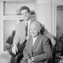 Actor Peter Brogle and Traute Carlsen, actress 1959.