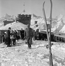 Mountain guide Alfred Aufdenblatten, Zermatt ca. 1957.