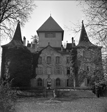 Jegenstorf Castle, around 1955.