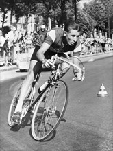 Tour of France 1961, 1st day, 2nd half-stage: Jacques Anquetil wins .