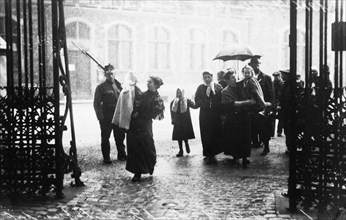 World War 1: exchange of internees at Swiss National Museum in Zurich.