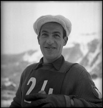 Ski WCH Aspen 1950, slalom: Zeno Coló, Italy.