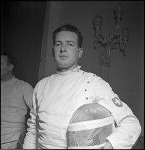 Jules Amez-Droz, Swiss Fencing Champion 1947, Zurich .