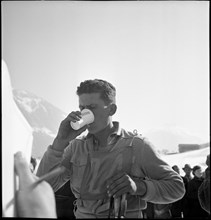 Cross-country skier Hans Ammann ca. 1946