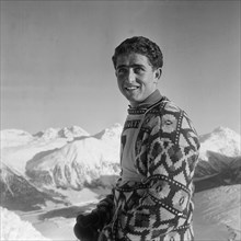 Werner Schmid, skier, 1960.