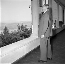 German Federal Chancellor Adenauer on Bürgenstock 1952.