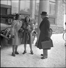 Jacobo Fitz-James Stuart y Falco, Duke of Berwick and Alba. St. Moritz 1946