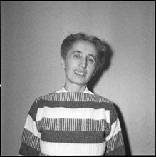 Therapeutic teacher Maria Egg-Benes, Zurich 1960.