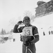 Skier Gerhard Nenning, ca. 1966.