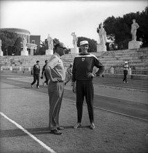 Rome 1960: Swiss athletes with Ovomaltine.