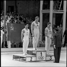 Olympic Games Rome 1960: Presentation ceremony multi-discipline event.